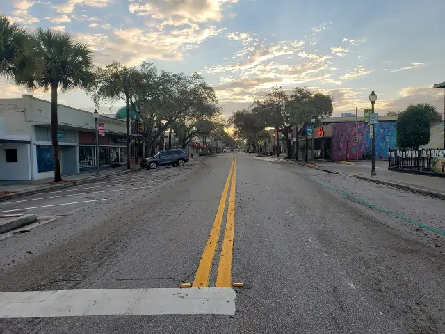 New Haven Avenue in downtown Melbourne, Florida